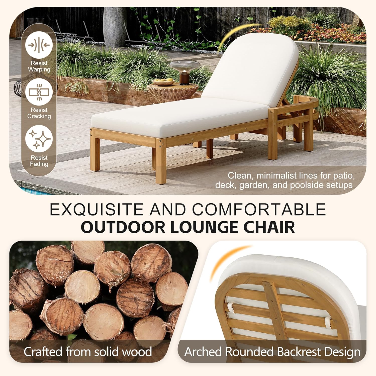 best outdoor chaise lounge for patio,should I buy Merax chaise lounge,Merax acacia wood chaise lounge pros cons,best poolside lounger for backyard,chaise lounge with adjustable backrest worth buying,Merax 5 position recliner vs alternatives performance testing and real-world results