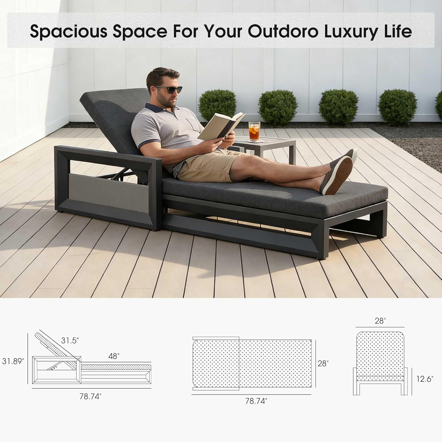 best outdoor chaise loungers for pool,should I buy purple leaf chaise lounge,purple leaf vs other chaise lounges,best patio chaise lounges pros cons,adjustable chaise lounge worth buying,heavy duty outdoor pool loungers unboxing and complete package contents