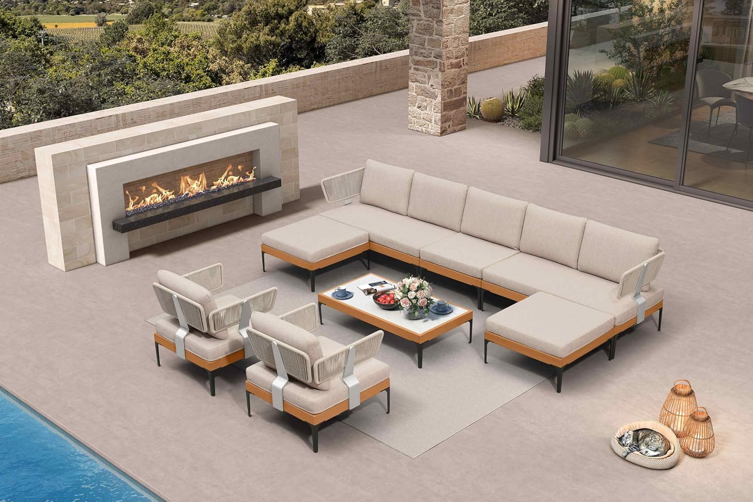 best outdoor conversation set,should I buy a Purple Leaf conversation set,outdoor sofa set pros cons,aluminum wicker furniture worth buying,best patio furniture for durability,Purple Leaf 10-piece set honest unboxing and complete package contents