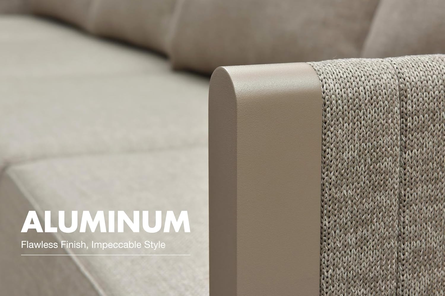 Real-world testing of the outdoor sofa set pros cons, showing the set in use during a family gathering on a patio