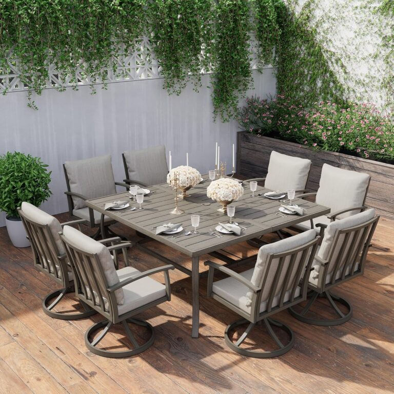 Image 1 of best outdoor dining set for 8