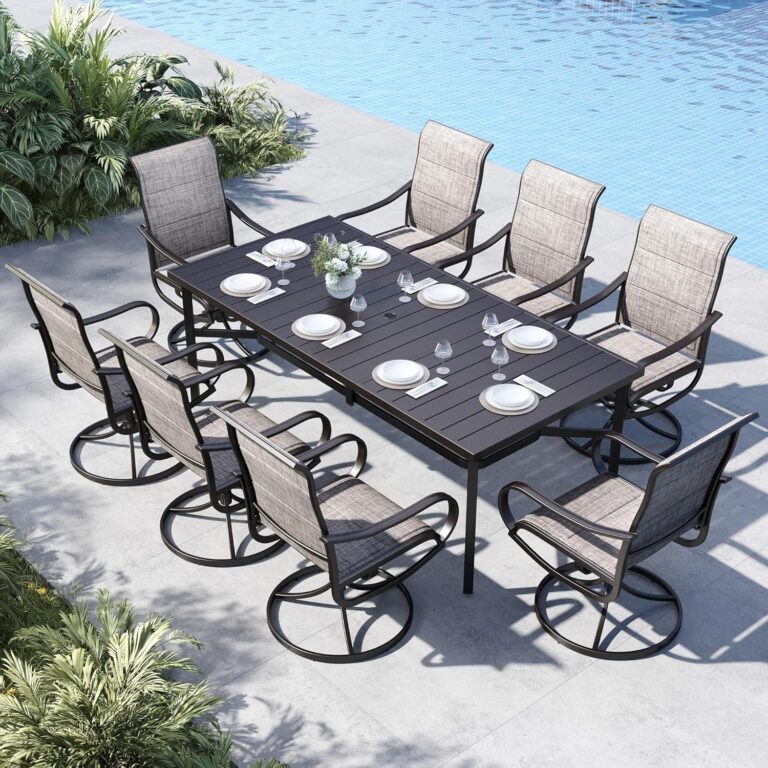 Image 1 of best outdoor dining set for 8