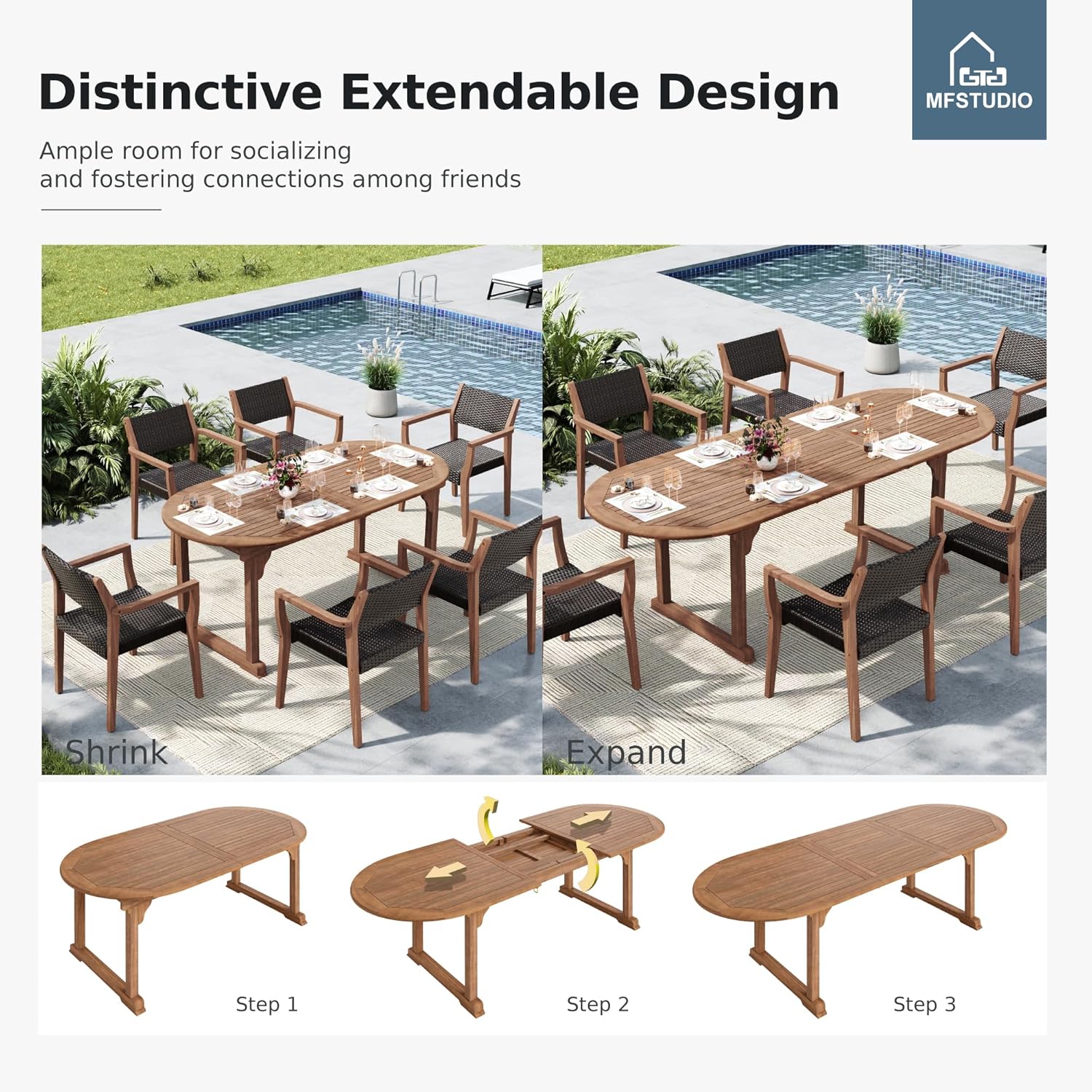 best outdoor dining set for 8,should i buy extendable patio dining set,MFSTUDIO outdoor dining set pros cons,9 piece patio dining set worth buying,best wood dining set for backyard,outdoor dining set for large gatherings performance testing and real-world results