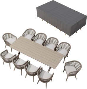 Image 1 of best outdoor dining set with cover