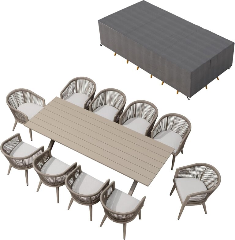 Image 1 of best outdoor dining set with cover