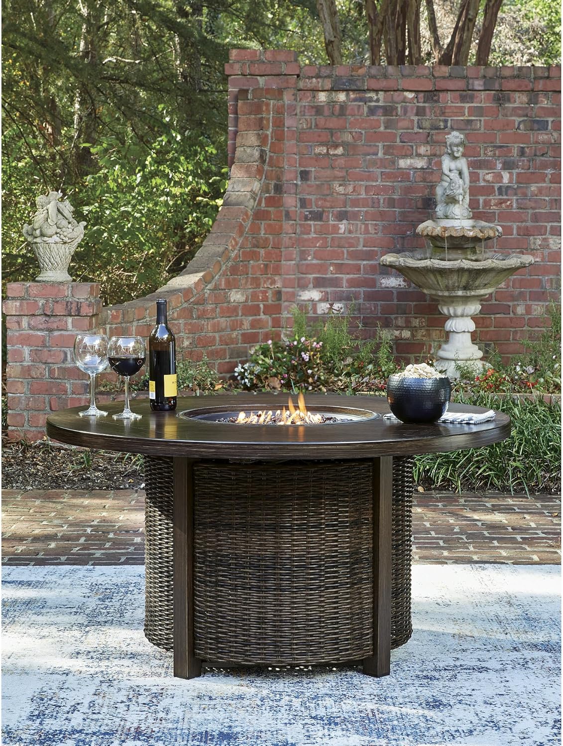 best outdoor fire pit table,outdoor fire pit table with storage,Ashley fire pit table quality,fire pit table pros cons,best gas fire pit table for patio,should I buy a fire pit table for deck unboxing and complete package contents