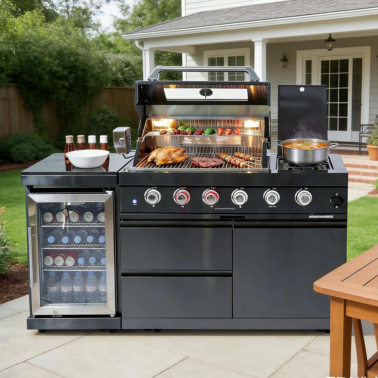 Image 1 of best outdoor kitchen grill island
