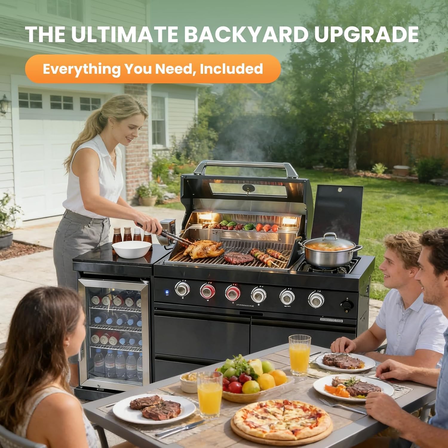 best outdoor kitchen grill island,outdoor kitchen island worth buying,outdoor grill island pros cons,Vaztrlus grill island honest,best built-in grill for patio,outdoor kitchen vs standalone grill unboxing and complete package contents