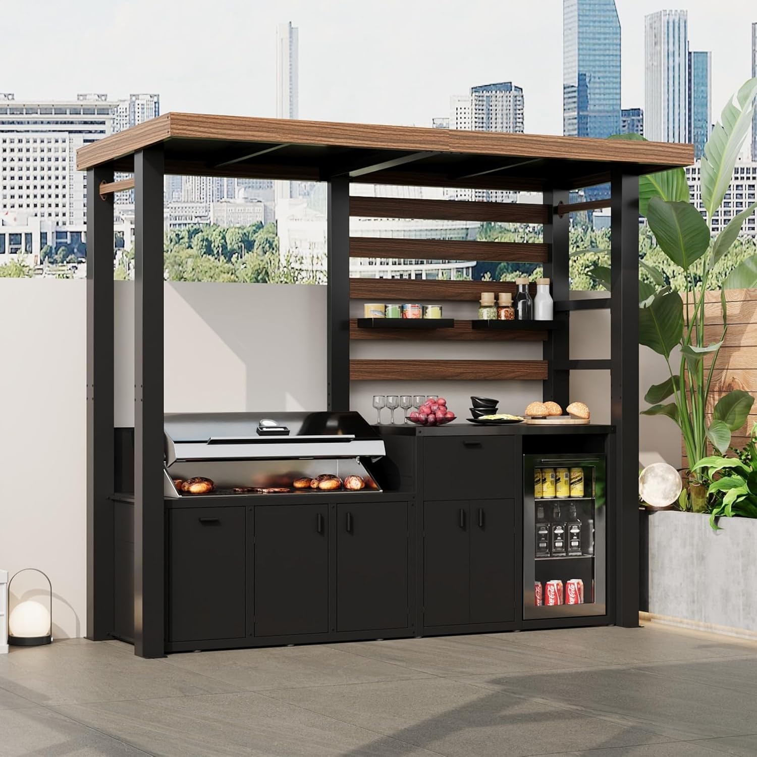 Image 1 of best outdoor kitchen grill station