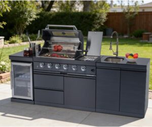 Image 1 of best outdoor kitchen island with grill