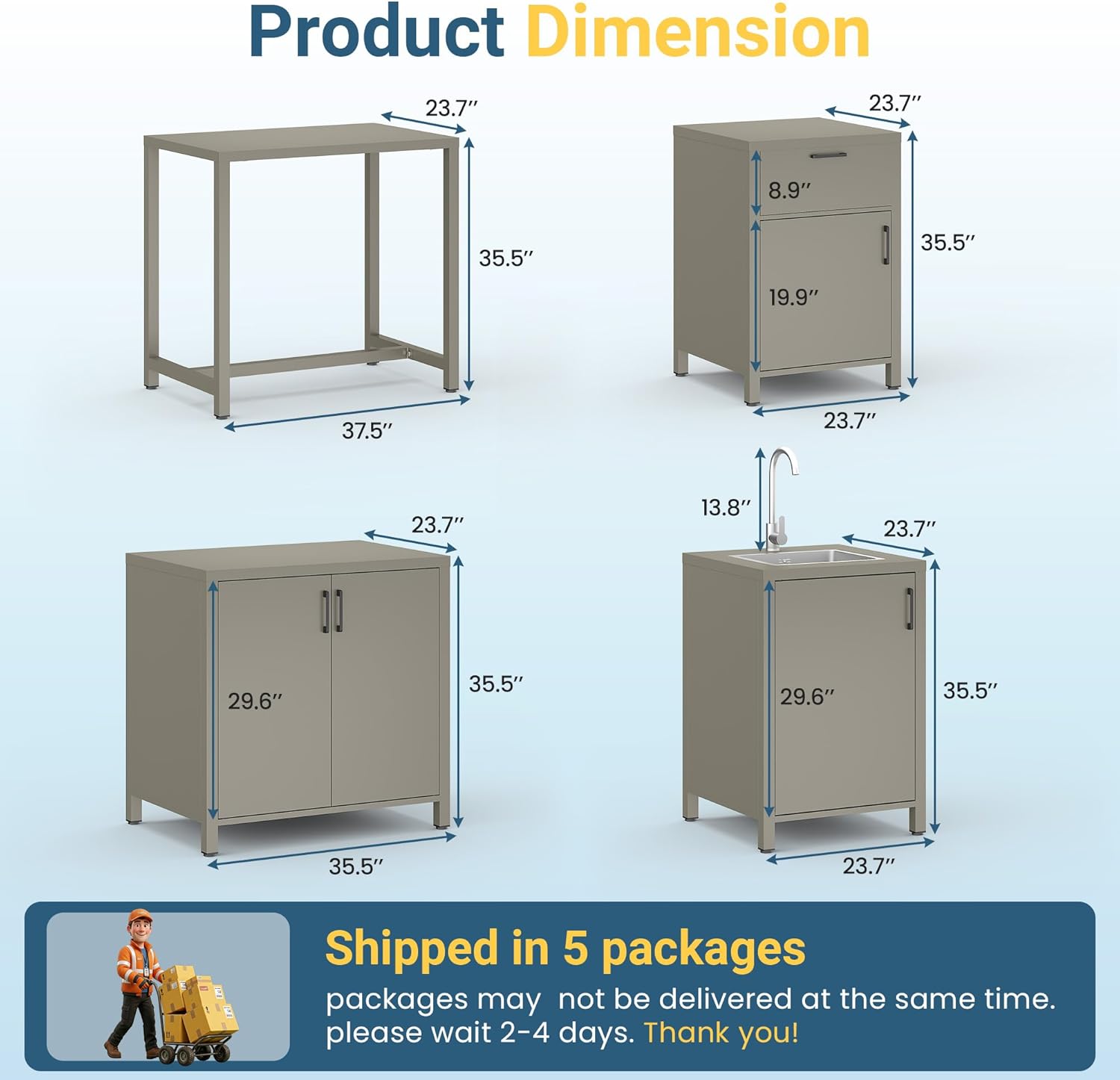 best outdoor kitchen island with sink,should I buy outdoor kitchen island with sink,Wisteria Lane outdoor kitchen pros cons,aluminum outdoor kitchen island worth it,best outdoor kitchen island for BBQ,outdoor sink cabinet for patio unboxing and complete package contents