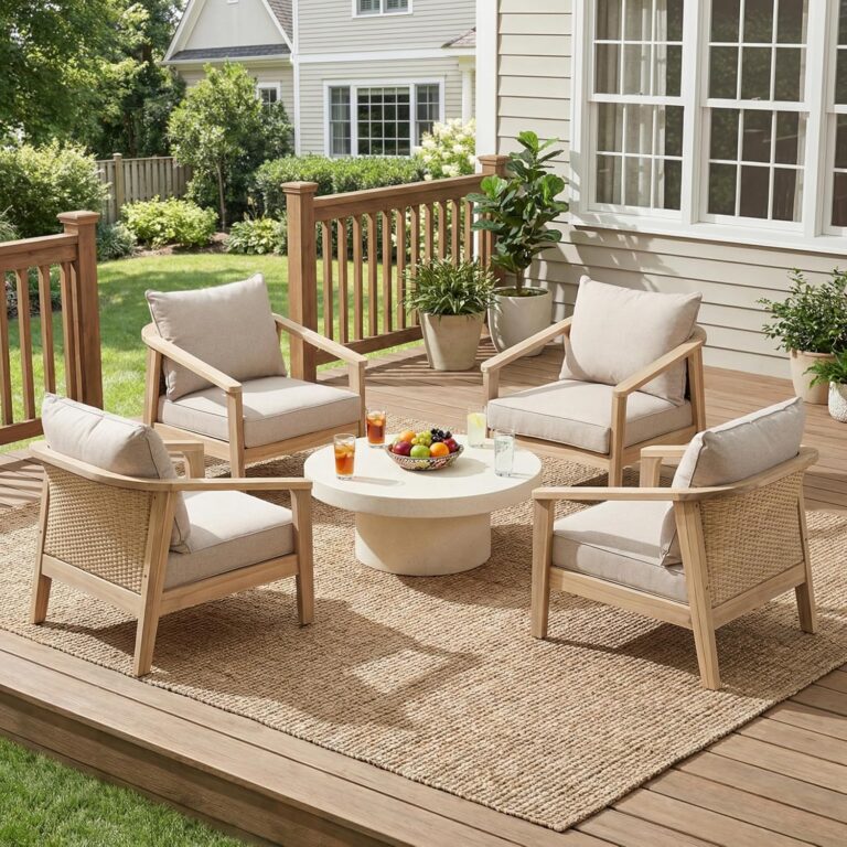 Image 1 of best outdoor lounge chair set