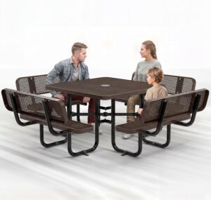 Image 1 of best outdoor metal picnic table