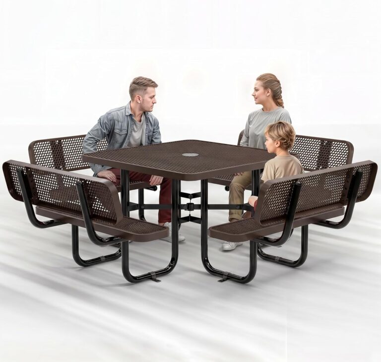 Image 1 of best outdoor metal picnic table