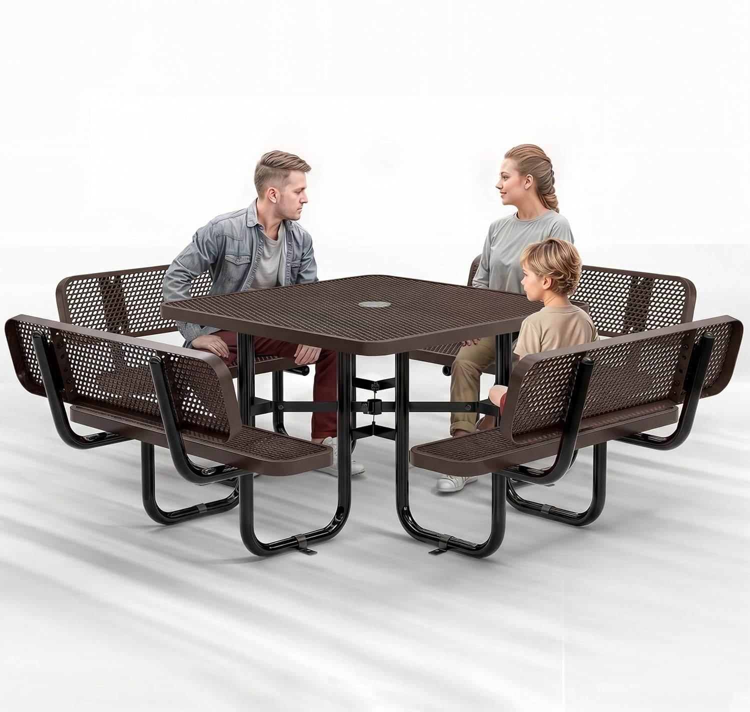 Image 1 of best outdoor metal picnic table