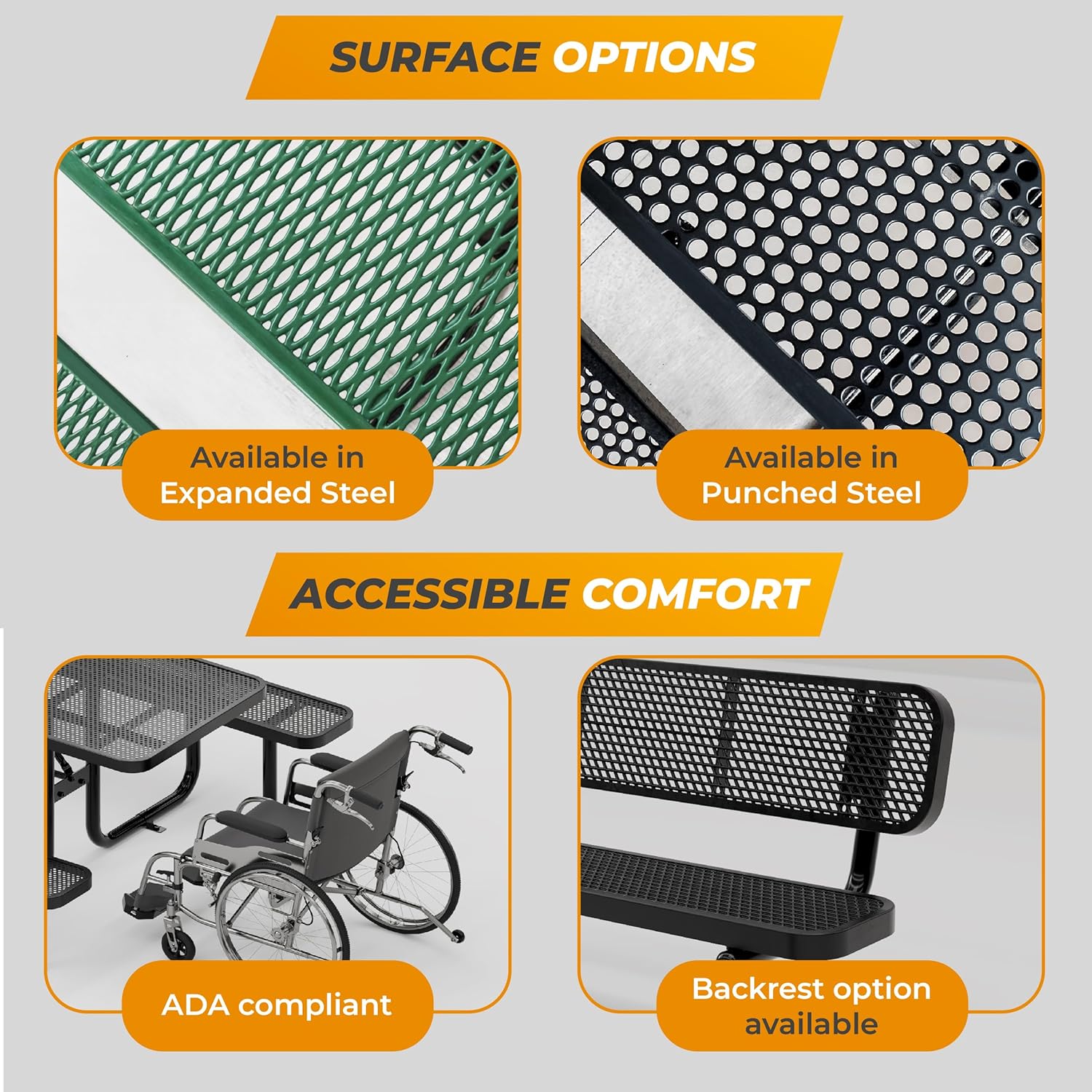 Step-by-step guide for best outdoor metal picnic table,should I buy metal picnic table,OUTTANS picnic table pros cons,heavy duty picnic table for commercial use,ADA compliant picnic table,best picnic table with umbrella hole - complete tutorial