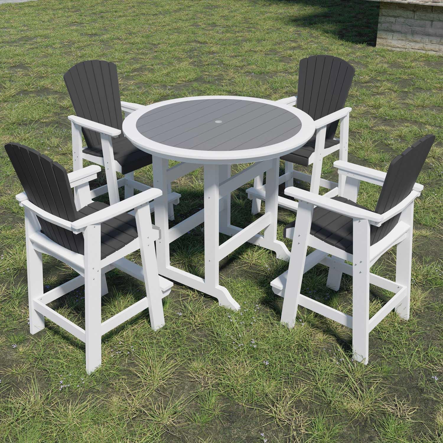 best outdoor patio bar table set,should I buy outdoor bar set,HDPE Adirondack chairs pros cons,all-weather bar table set worth buying,SRECELL bar set vs others,best high top dining set for deck unboxing and complete package contents