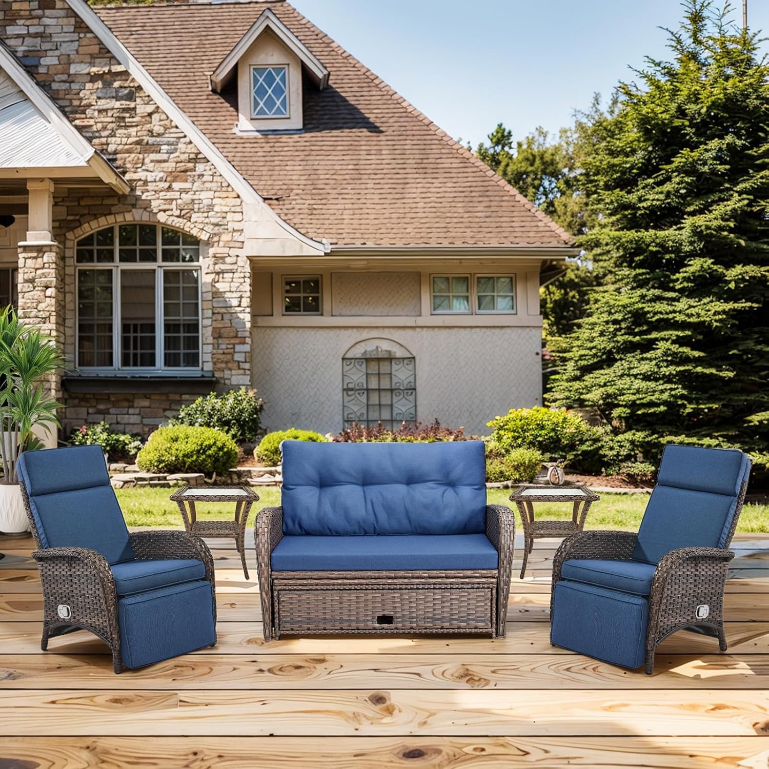 Image 1 of best outdoor patio conversation set