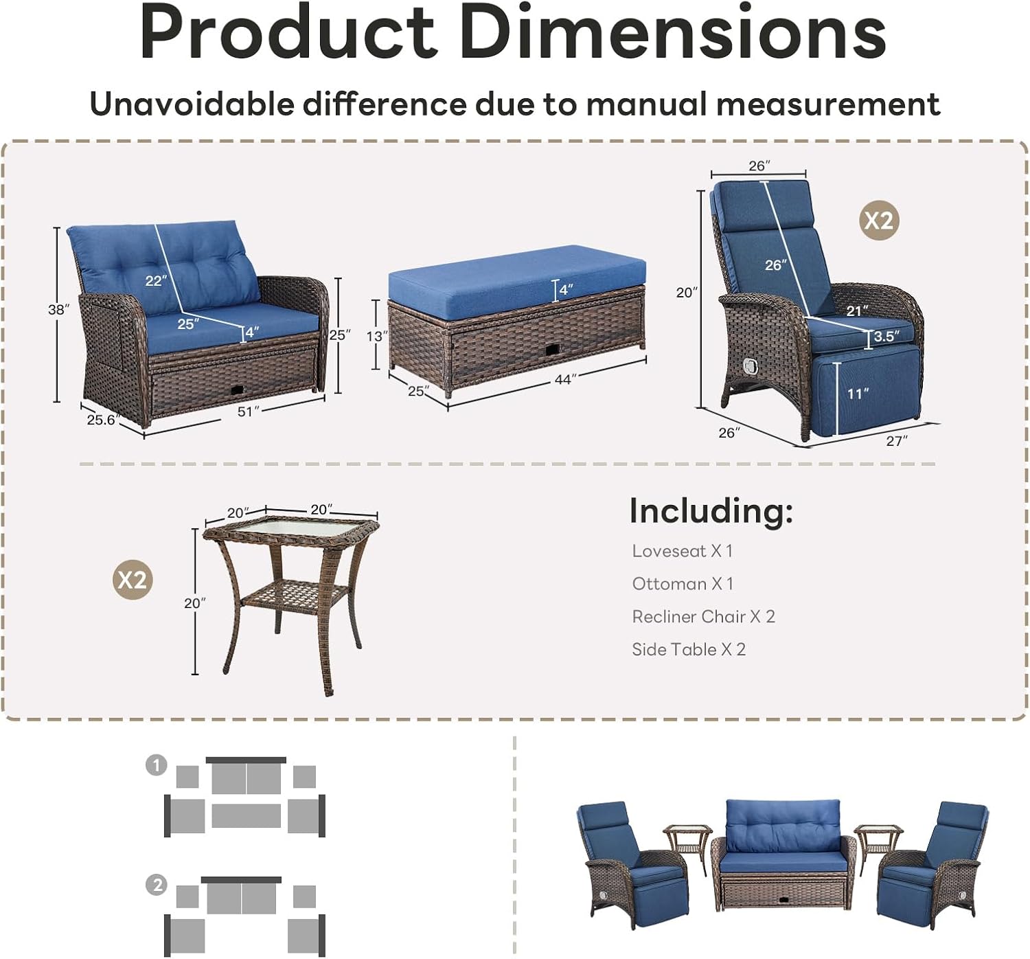 best outdoor patio conversation set,should I buy a wicker patio set,Belord patio set vs alternatives,outdoor recliner set pros cons,wicker loveseat daybed worth buying,best patio furniture for pool unboxing and complete package contents