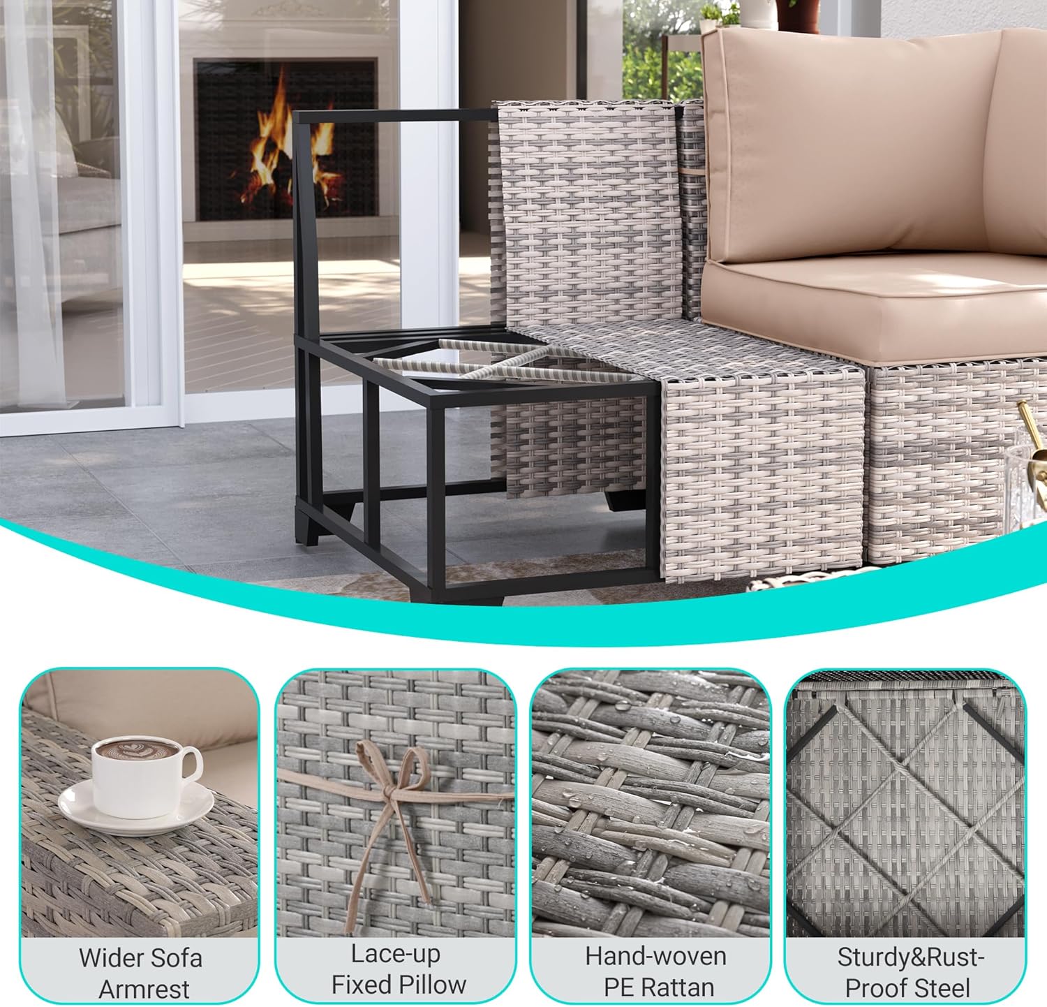 best outdoor patio conversation set,should I buy a patio conversation set with fire pit,Muphyers wicker sectional vs competitors,outdoor furniture set pros and cons,best patio furniture for car gatherings,fire pit table set worth buying performance testing and real-world results