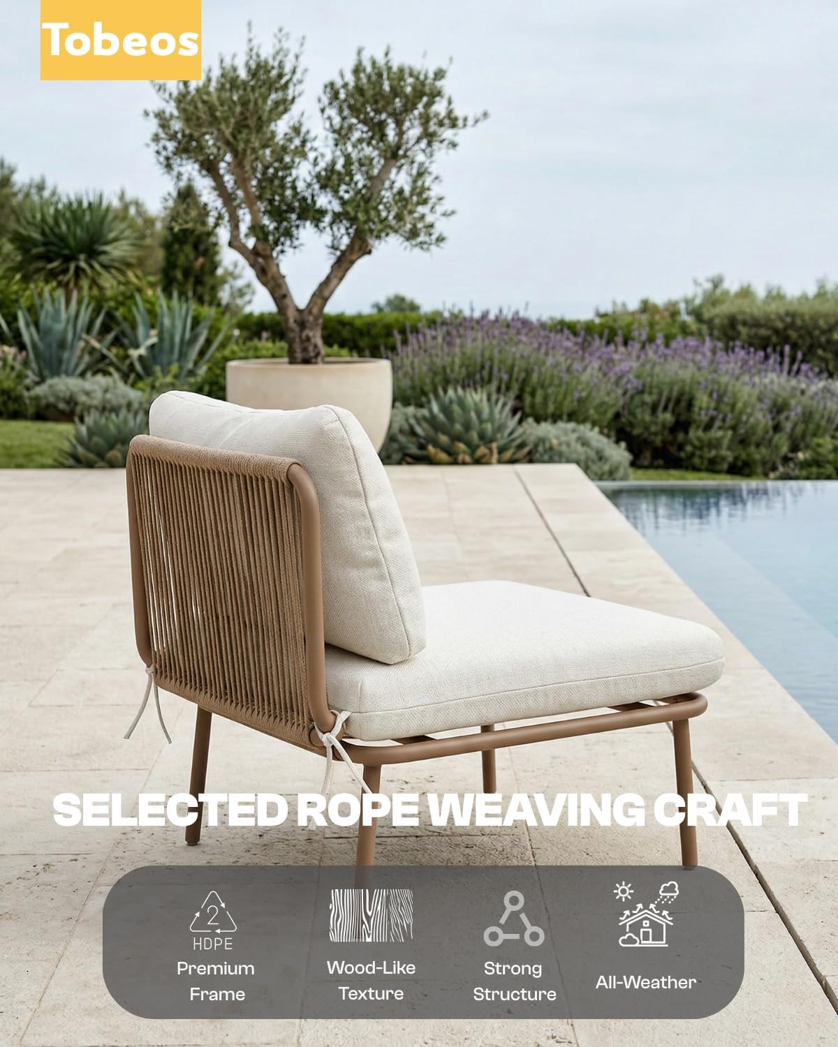best outdoor patio conversation set,modular patio set benefits,heavy duty outdoor sofa 400 lbs,rope back patio furniture pros cons,how to choose outdoor conversation set,Tobeos patio set worth buying performance testing and real-world results