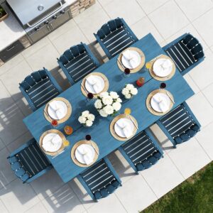 Image 1 of best outdoor patio dining set 9 piece