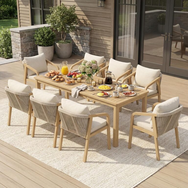 Image 1 of best outdoor patio dining set