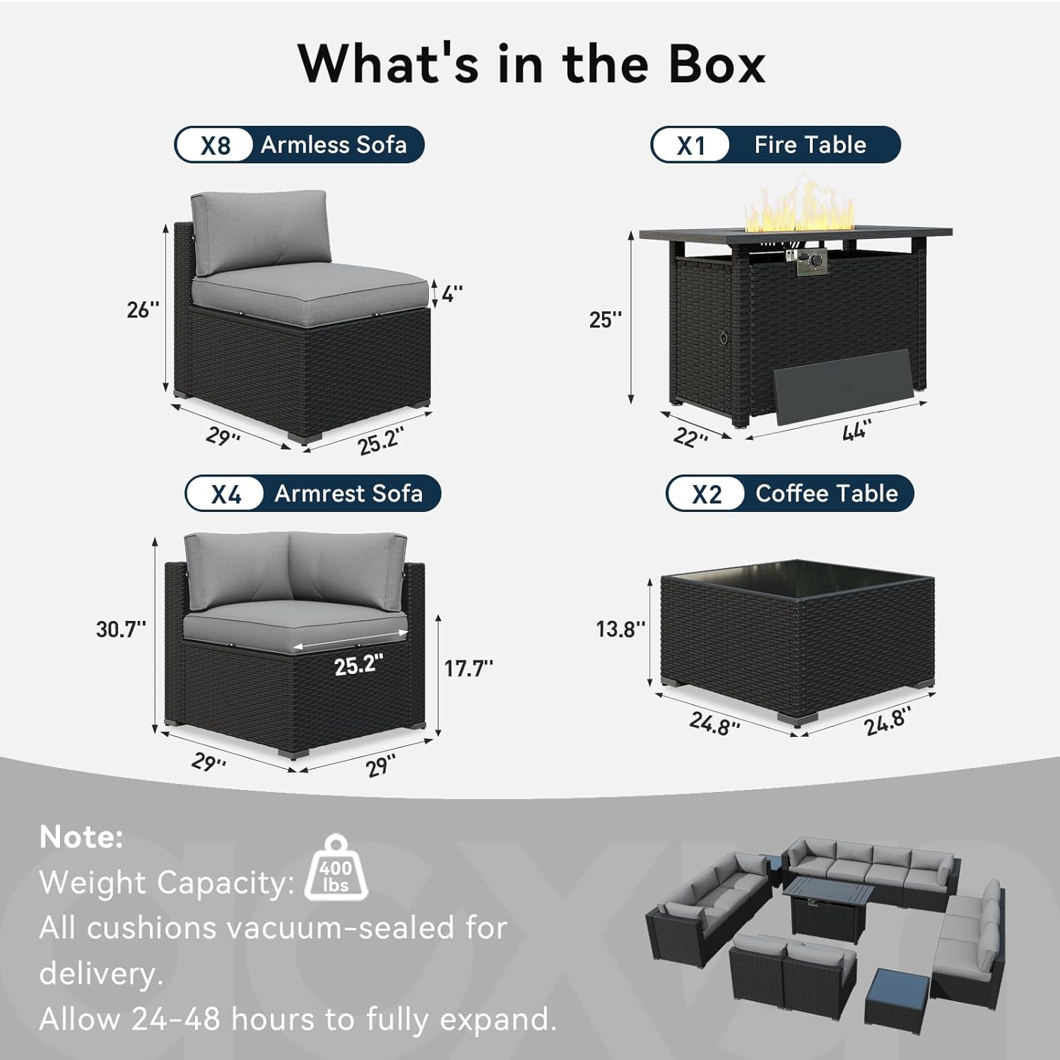best outdoor patio furniture set,should I buy LazySunsets patio set,LazySunsets vs other outdoor furniture,outdoor conversation set pros cons,patio furniture with fire pit worth buying,best wicker furniture for backyard unboxing and complete package contents