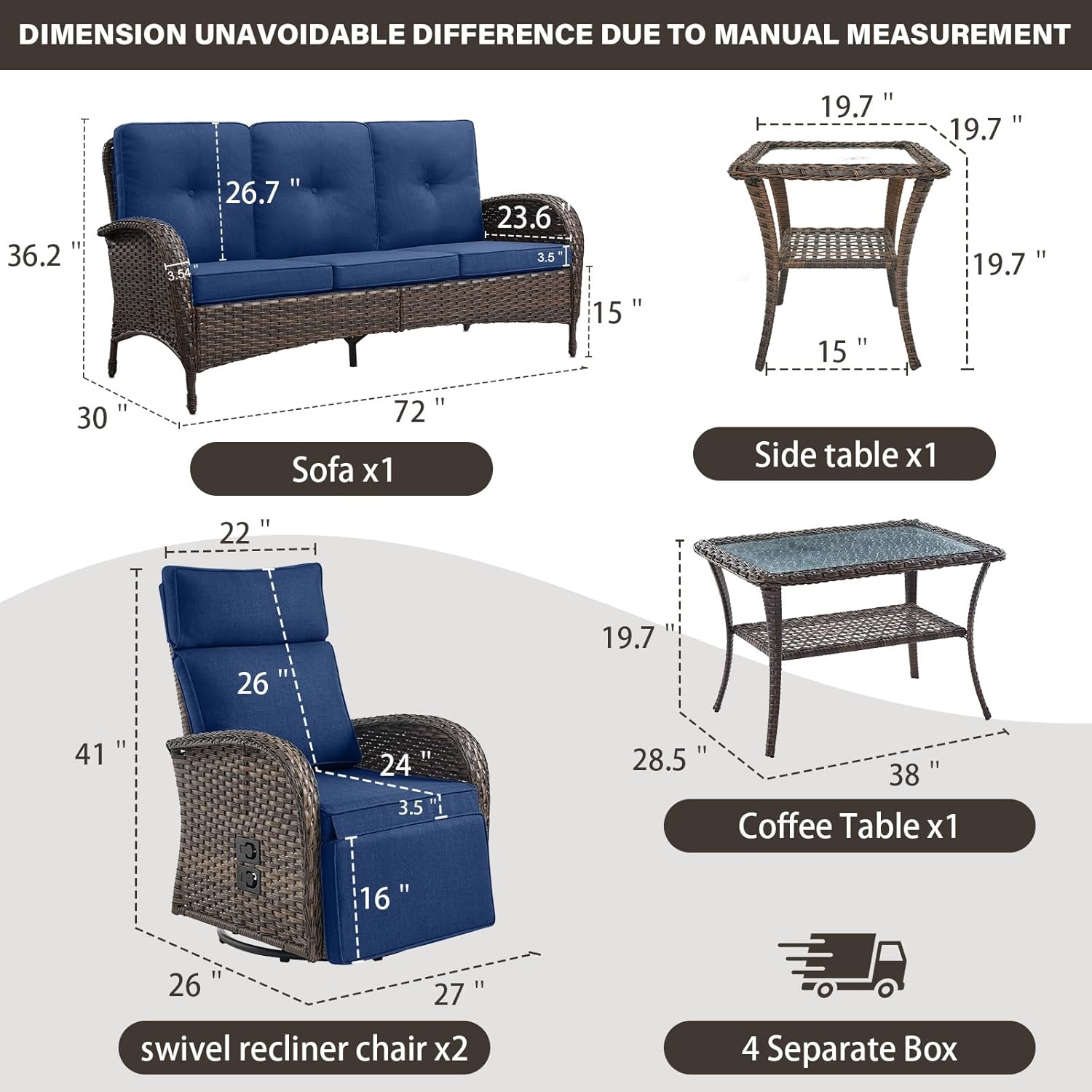 Step-by-step guide for best outdoor patio furniture set,swivel recliner patio chairs worth buying,Belord patio set pros cons,best furniture for outdoor living,should I buy a patio conversation set,outdoor wicker couch set vs alternatives - complete tutorial