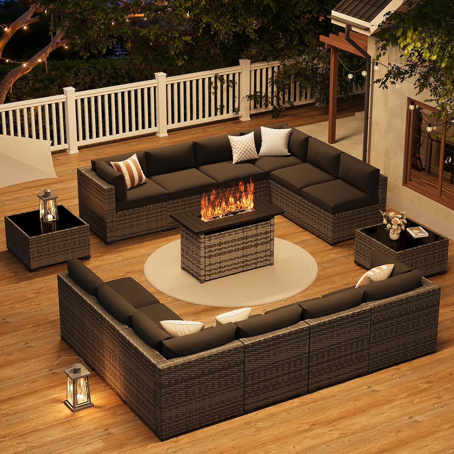 Step-by-step guide for best outdoor patio furniture set,is lazy sunsets patio set worth buying,lazy sunsets vs other wicker sets pros cons,patio furniture with fire pit table features,15 piece outdoor sectional sofa durable waterproof,best conversation set for car port or deck - complete tutorial