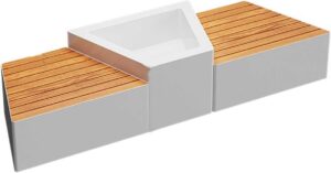 Image 1 of best outdoor planter bench