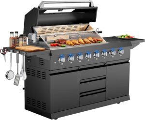 Image 1 of best outdoor propane grill island