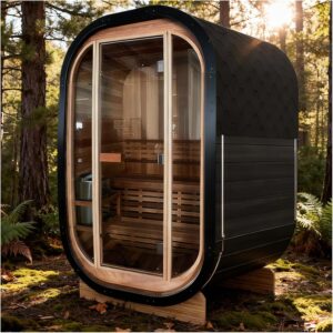 Image 1 of best outdoor sauna for backyard