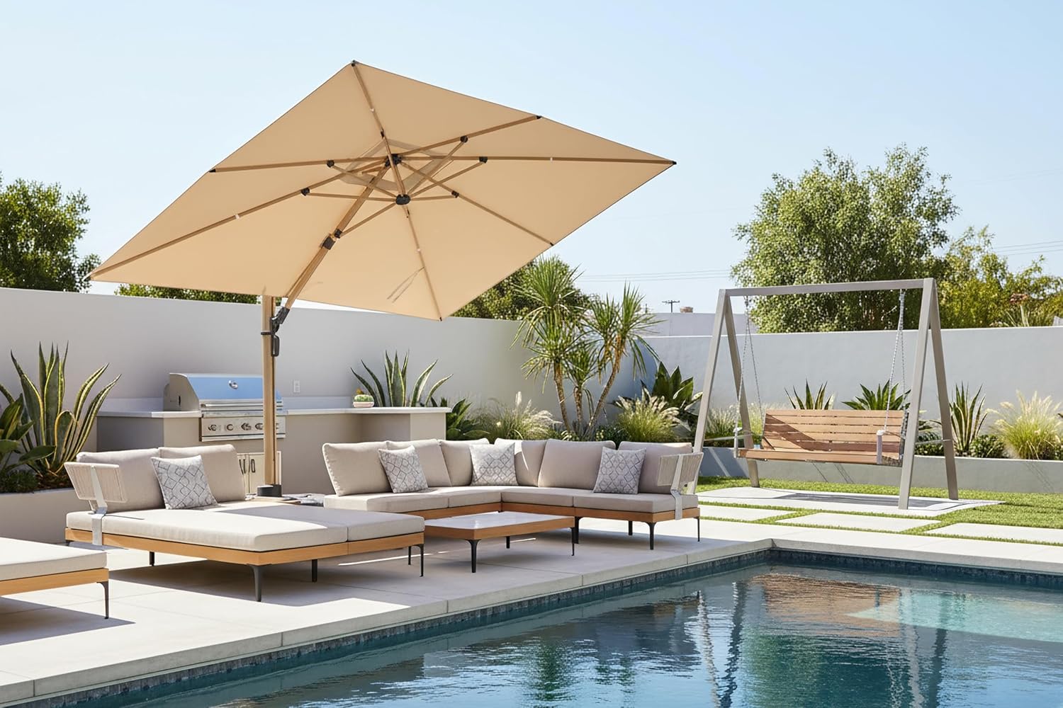 best outdoor sectional for patio,should I buy a Purple Leaf sectional,Purple Leaf sectional pros cons,outdoor sectional worth buying,best patio furniture set,L-shaped sofa for garden unboxing and complete package contents