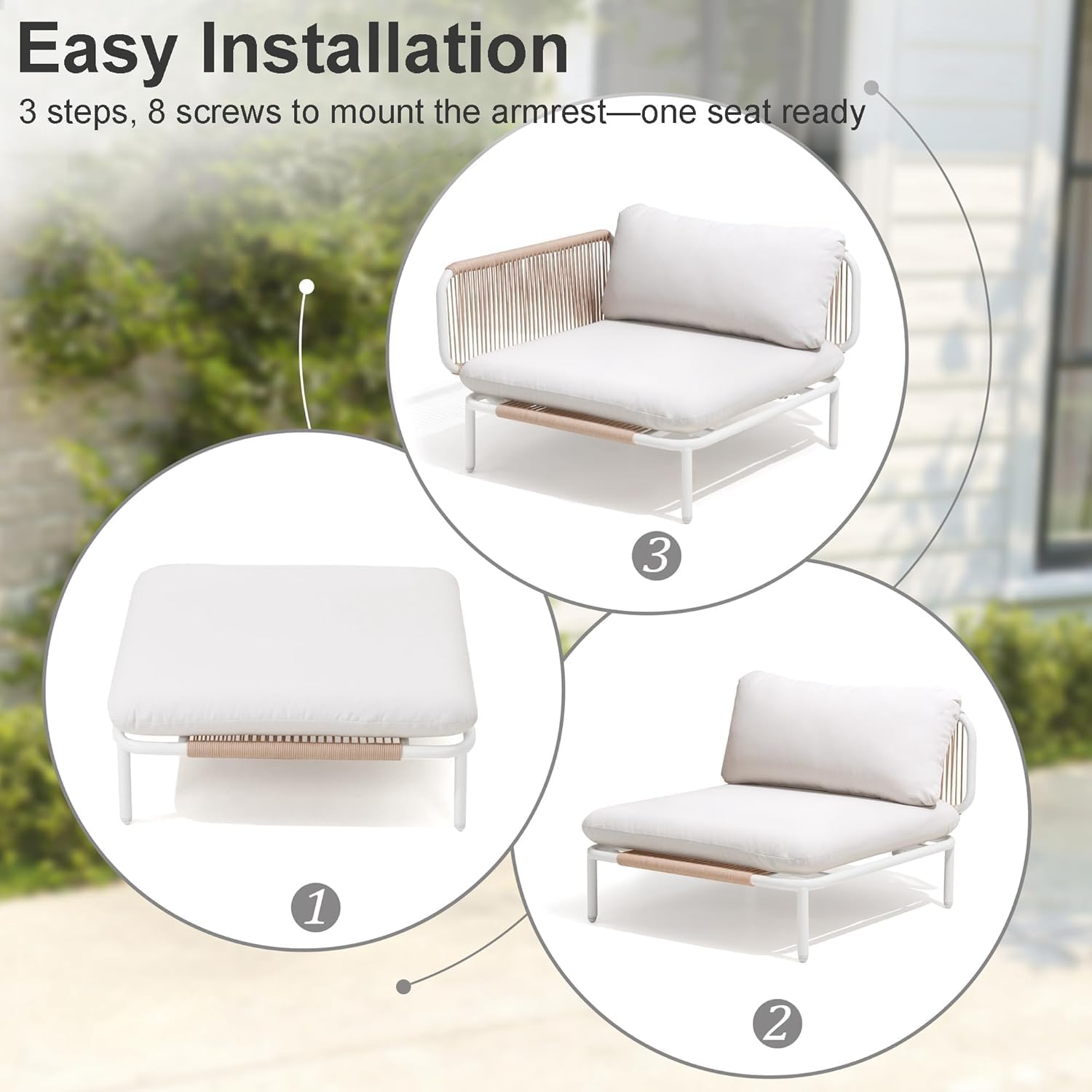 Step-by-step guide for best outdoor sectional sofa set,should I buy modular patio sectional,outdoor sectional vs sofa set comparison,olefin rope sectional pros cons,powder coated steel frame worth buying,best weather resistant patio furniture for car - complete tutorial