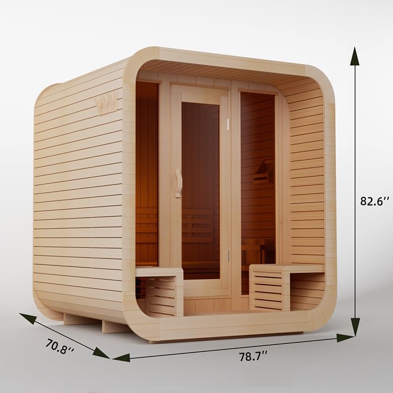 best outdoor square sauna for backyard,outdoor square sauna worth buying,Canadian Hemlock sauna pros cons,outdoor sauna vs indoor sauna,should I buy an outdoor square sauna,best backyard sauna for home performance testing and real-world results