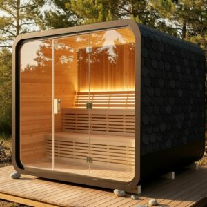 Image 1 of best outdoor steam sauna for home