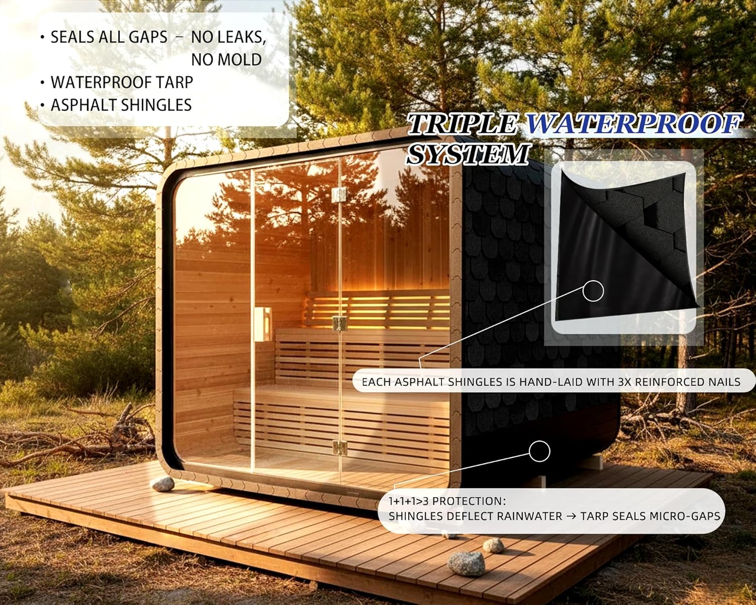 best outdoor steam sauna for home,should I buy an outdoor steam sauna,outdoor steam sauna pros cons,outdoor steam sauna worth buying,best home sauna for backyard,Canadian Red Cedar sauna quality unboxing and complete package contents