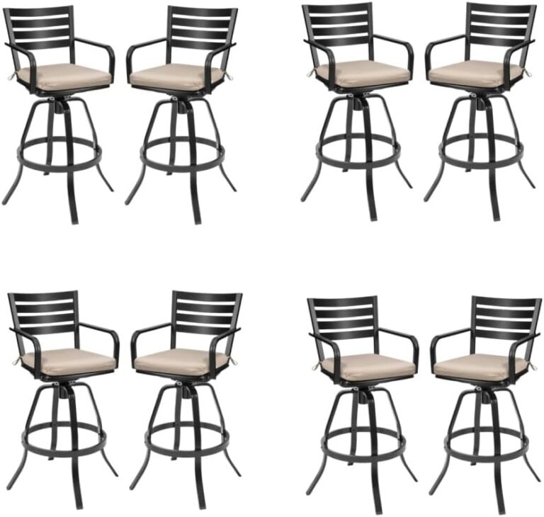 Image 1 of best outdoor swivel bar stools