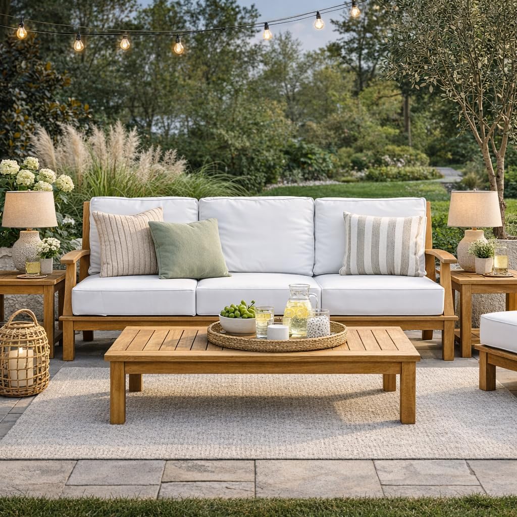 best outdoor teak sofa for patio,should I buy a teak sofa,teak sofa vs other outdoor materials,outdoor teak sofa pros cons,teak sofa worth buying,best sofa for deck and garden performance testing and real-world results