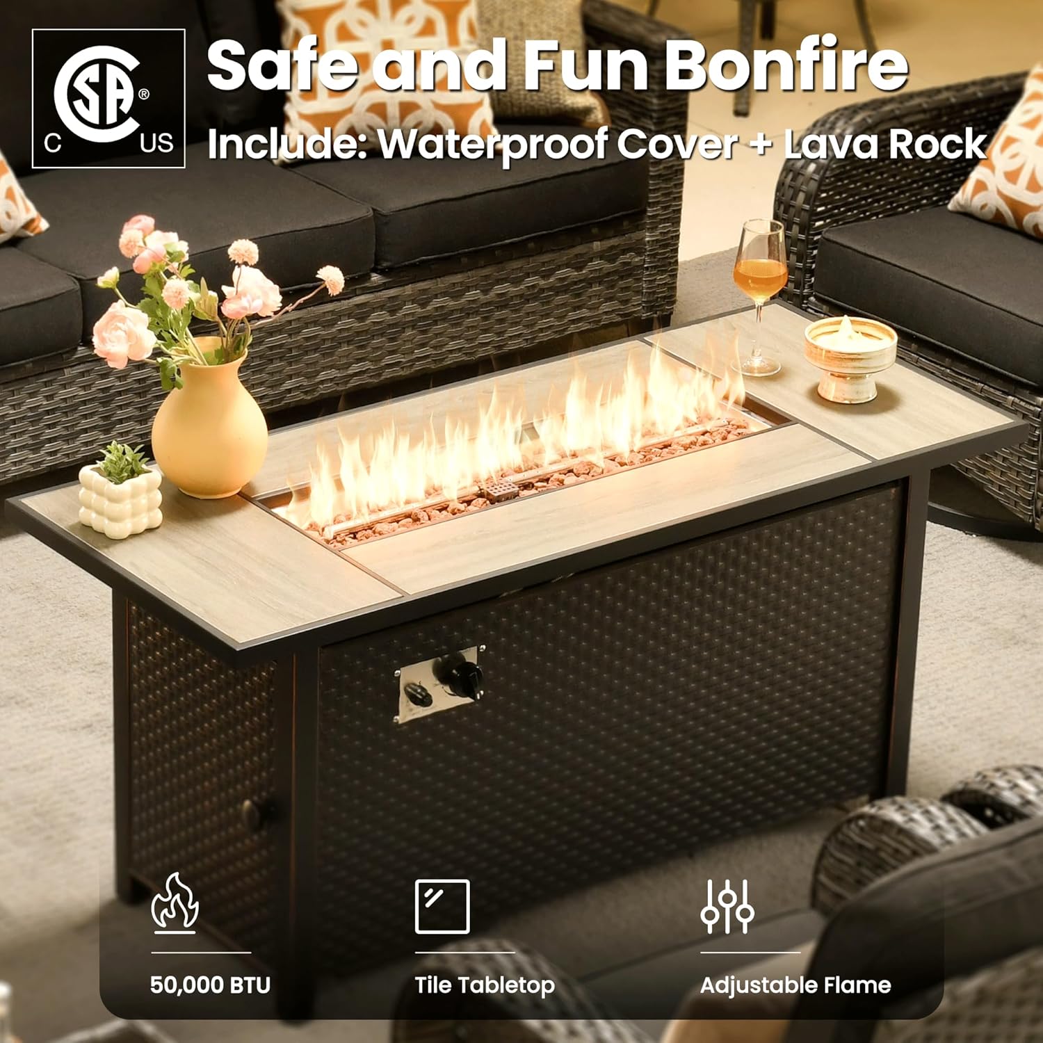 best outdoor wicker conversation set,should I buy a rattan patio set,outdoor conversation set with fire pit pros cons,rocking swivel chairs for patio vs others,weather resistant wicker furniture worth buying,best deep seat outdoor sofa for backyard performance testing and real-world results