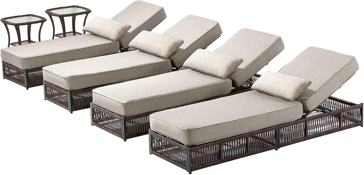 Image 1 of best patio chaise lounges for sunbathing