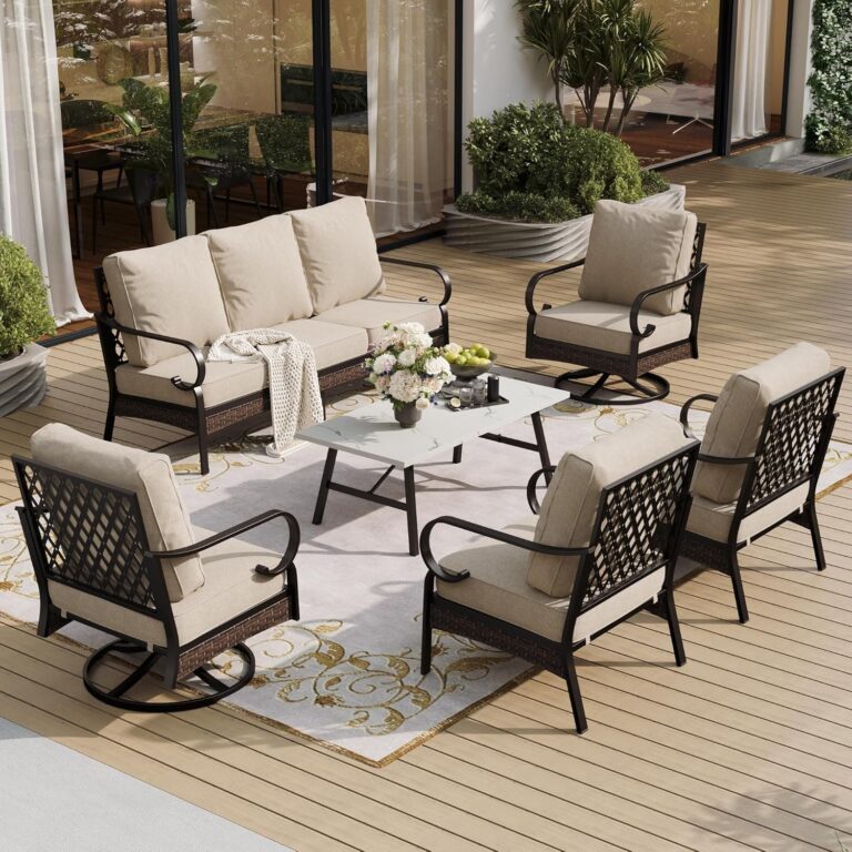 Image 1 of best patio conversation set for backyard
