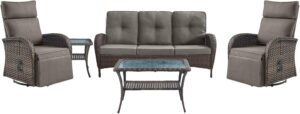 Image 1 of best patio conversation set recliner