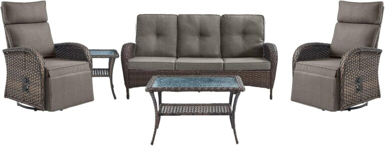 Image 1 of best patio conversation set recliner