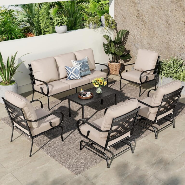 Image 1 of best patio conversation sets for backyard