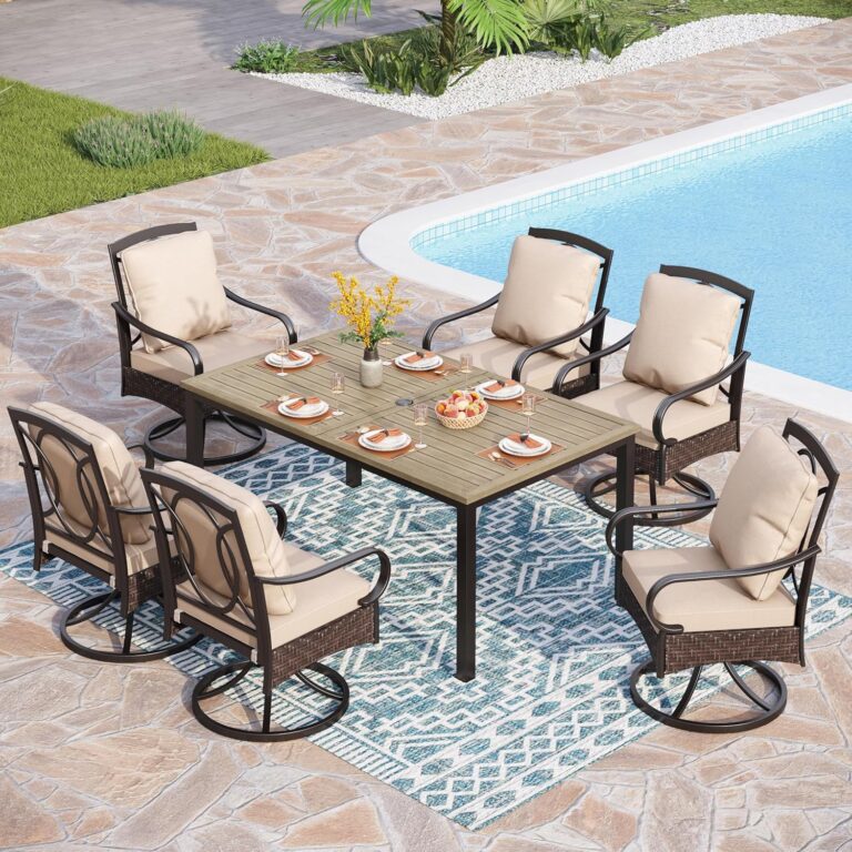 Image 1 of best patio dining set for 6