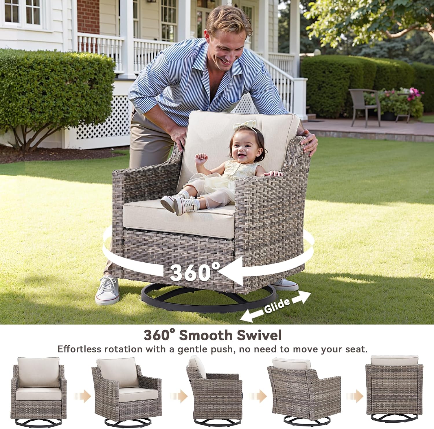 best patio furniture set for deck,should I buy a 14 piece patio set,patio furniture set pros cons,AMCLOBA patio set worth buying,best outdoor sectional for small spaces,patio furniture with swivel chairs unboxing and complete package contents