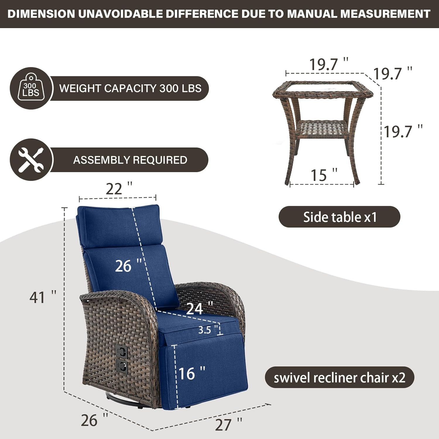 best patio furniture set,buy outdoor recliner set,Belord patio set pros cons,swivel recliner chairs for patio,outdoor conversation set worth it,best rattan furniture for deck unboxing and complete package contents