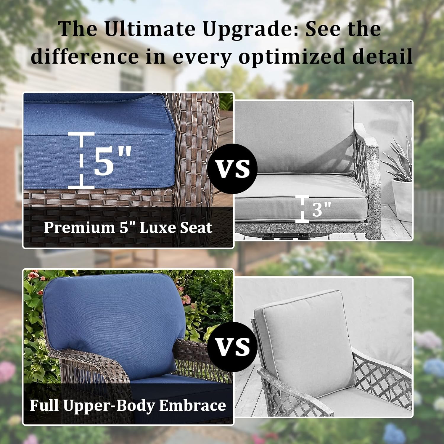 best patio furniture sets for comfort,should I buy outdoor wicker conversation set,Pugire patio set vs alternatives,patio swivel rocking chairs pros cons,all-weather wicker furniture worth buying,comfortable outdoor seating for car port performance testing and real-world results